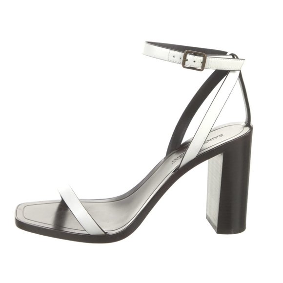 Size 38 Saint Laurent Strappy Wrap Around Sandal - Picture 1 of 8
